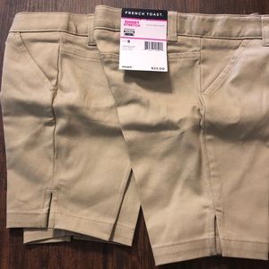 Two pairs of Khaki shorts